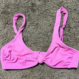 Pink bathing suit top